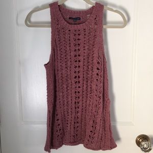 crocheted tank top🌺